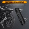 Motorcycle Exhaust Heat Shield - Black