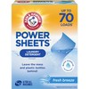ARM & HAMMER Power Sheets Laundry Detergent, Fresh Breeze 35
