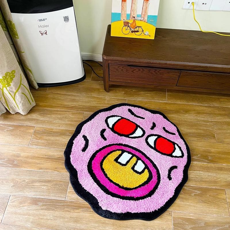 Cherry Bomb Rug - Size: 80X80 cm