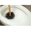 Edward Tools Classic Toilet Plunger with Wood Handle - 6”