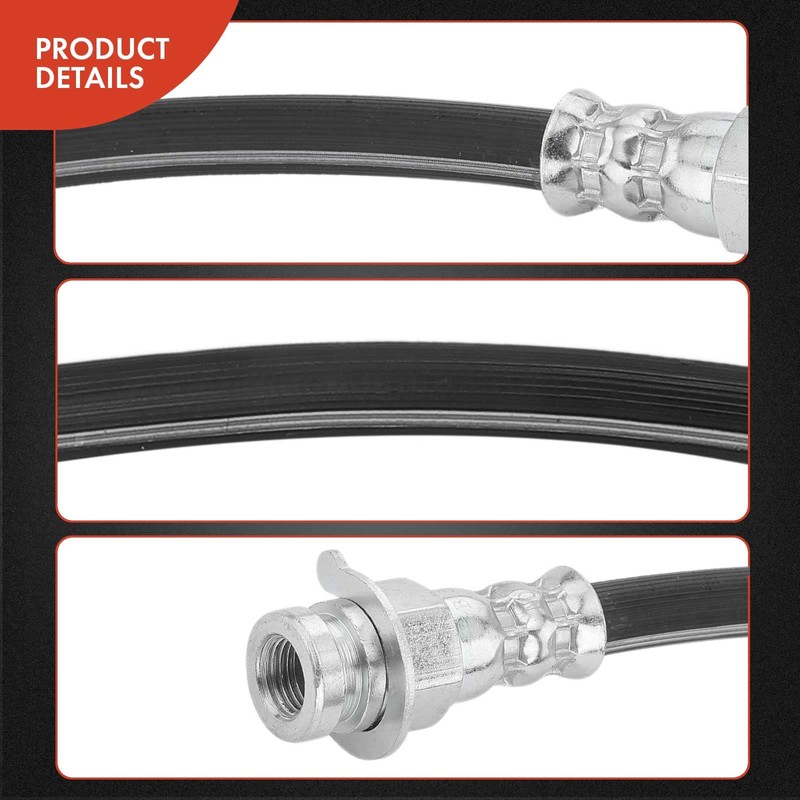 A-Premium Front Driver and Passenger Brake Hydraulic Hose Compatible with