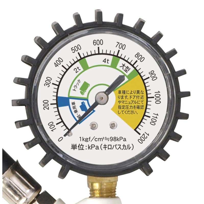 PAOCK APG-1200WPA Air Pressure Gauge, Compatible with Double Tires