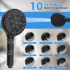 All Metal Shower Head, 8" High Pressure Rainfall/Handheld Shower Combo