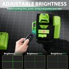 Laser Level 360 Self Leveling,16 Green Cross Line 4D laser