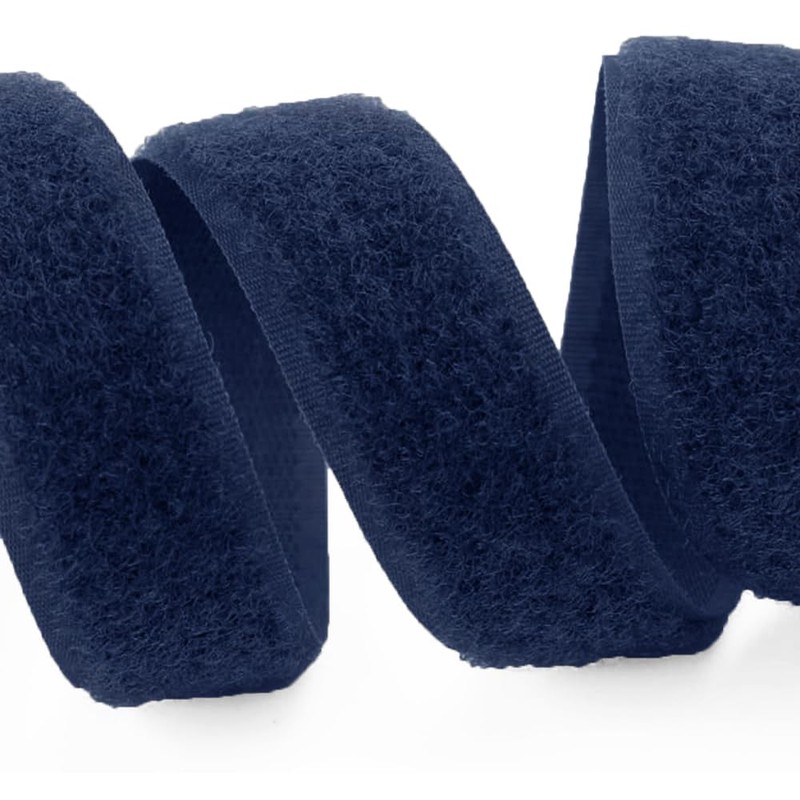 3/4 inch Navy Sew on Hook and Loop Tape Non-Adhesive