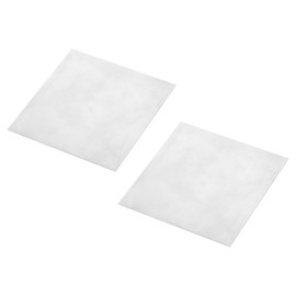 sourcing map 2 Pcs Pure Nickel Sheet, 99.6% Pure Nickel Plate Nickel Strip 0.02"x3.94"x3.9"(0.5x100x100mm) Nickel Anode for Electroplating Scientific Lab Industry DIY Craft