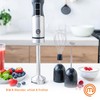 MasterChef Immersion Blender Handheld with Electric Whisk & Milk Frother