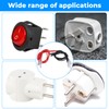 30Pcs 2.8mm 4.8mm and 6.3mm Female Spade Crimp Terminal with