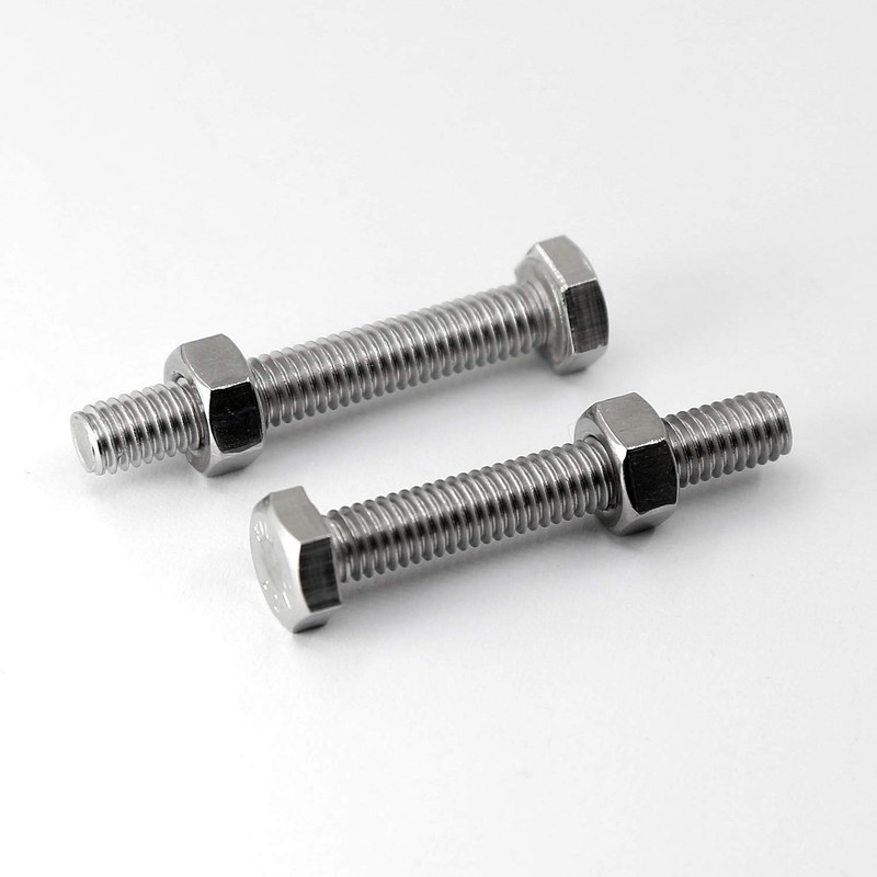 M6 x 40 mm, 20 pieces, 304 stainless steel, hexagon