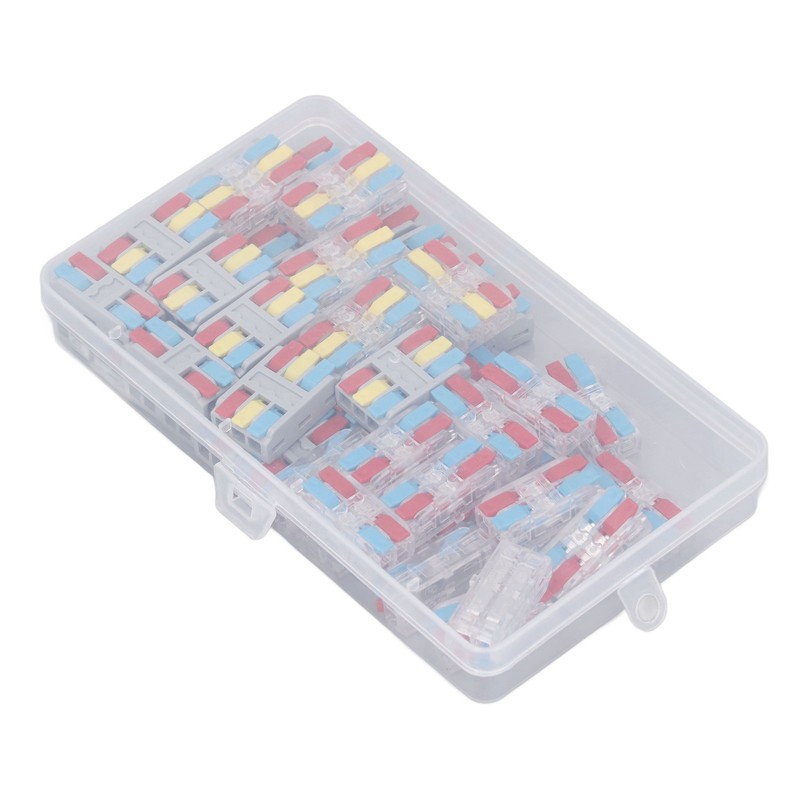 50 Pcs Quick Wire Connector 2 3 Circuit Inline Splices