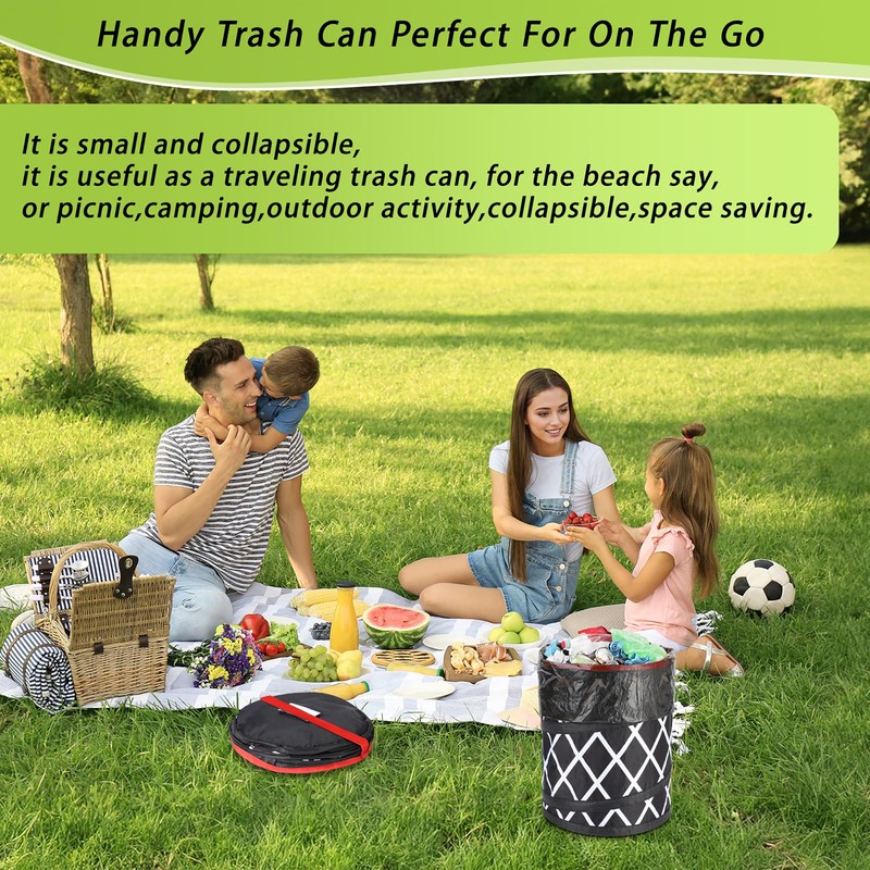 Foldable Rubbish Bin, Car Bin, Portable Foldable Bin for Car
