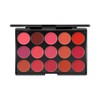 Folpus Cosmetic Lip Palette with 15 Shades, Gift Set for