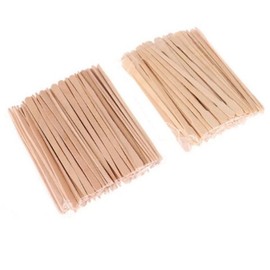 Disposable Waxing Stick Wooden Body Spatula 100p / 일회용 왁싱 스틱 우드 바디 스파츌러 100P