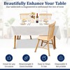 Alan Symonds White Tablecloth | 60x102 Inch (152cm x 260cm)
