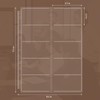 BYSTER A4 Business Card Book, PU Leather Organizer with 30