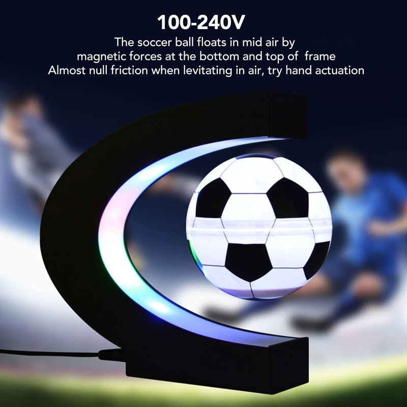 Magnetic Levitation Soccer,C Shape Base Magnetic Floating Football Decor Floating