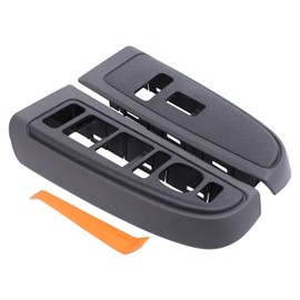 NewYall Front Left and Right Door Window Switch Bezel Trim for Yukon XL/Avalanche 1500/2500 2004-2006, Silverado/Sierra 1500/2500/3500 2003-2007, Suburban 1500/2500 2004-2007, Tahoe 2004-2006