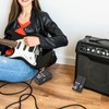 Rowin Tuner Pedal True Bypass LED Indicator Light 12Hz-4186Hz Electric