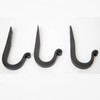 Stur-De Decorative Wrought Iron Hooks for Wall - Heavy Duty