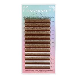 Nagaraku Blister Nagaraku Yy Brown Extensión De Pestañas