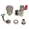 VANCOCO Quick Bleeder Set, Automatic Bleed Drain Device for Underfloor