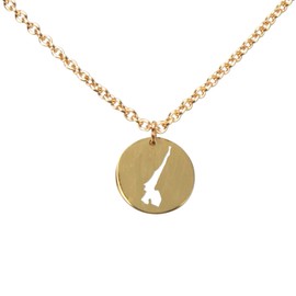 DAHEIM Lake Garda Necklace - Filigree Chain Lago di Garda for Women and Women, Home Jewellery Made of Stainless Steel (Silver-Coloured or Gold-Plated) DHK291, Stainless Steel, Di, Garda, Lake Garda