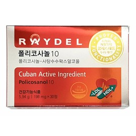Reydel Policosanol 10 198mg x 30 tablets / 레이델 폴리코사놀10 198mg x 30정