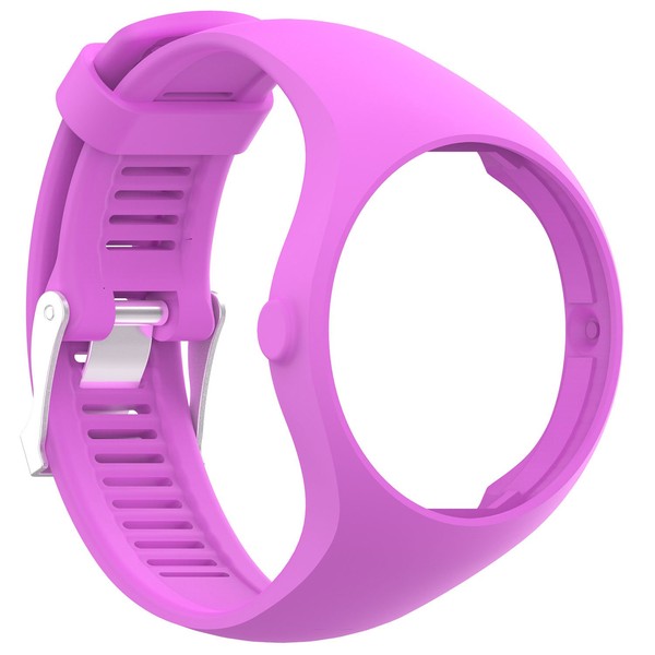 QGHXO Band for Polar M200, Soft Adjustable Silicone Replacement Wrist