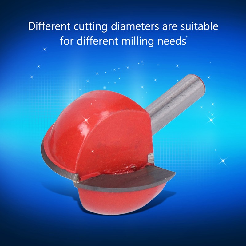 4Pcs Bowl Router Bit Ball Bearing Dish Carving CNC Milling