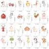 48Pcs Farm Animal Cupcake Toppers Farm Birthday Party Decoration Farm
