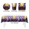 Fuwraixis Pack of 61 Disco Party Tableware, Children's Birthday Party
