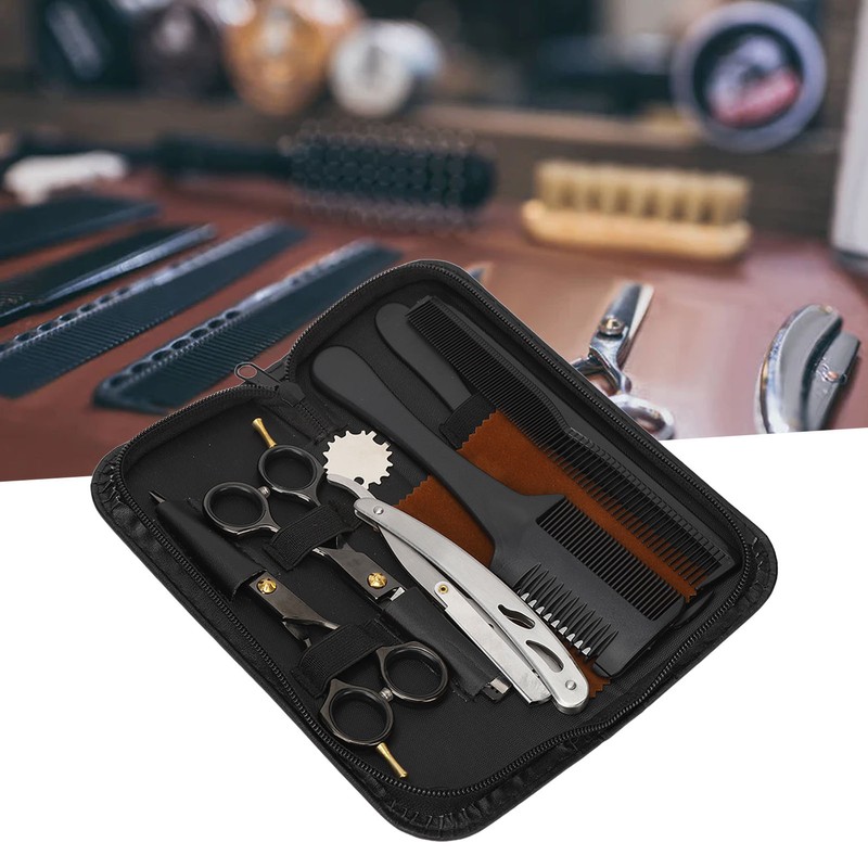 Hair Cutting Scissors Set Haircut Shears Comb Barber Scissors Tools