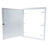 ECOPRO VENT 16" x 20" Lockable White Metal Access Panel.