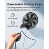 Koonie 12 Inch Wall Mount Fan, Quiet Wall Fan with