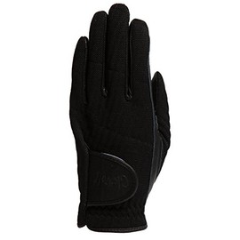 GloveIt BLACK MESH LH MED GOLF GLOVE, BLACK MESH, Left Hand Medium