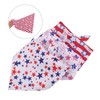 Levemolo 3PCS Seasonal Dog Bandanas Adjustable Star Pattern Bibs for