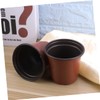 ORFOFE 100PCS Plastic Flower Pots Creative Breathable Planters Diameter for