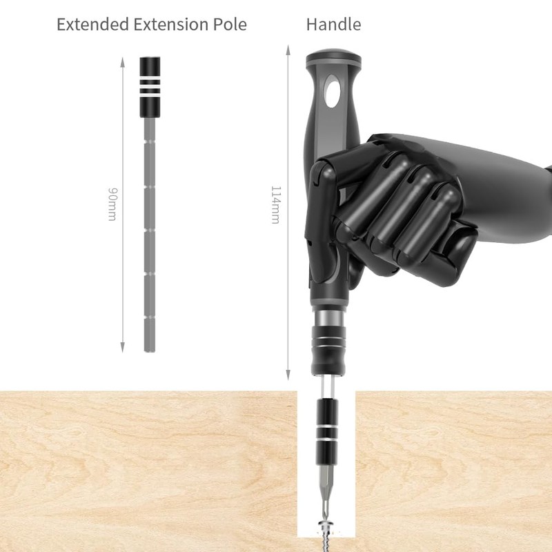 JWDREAMWAY Handle Screwdriver Set (48 in 1), Portable Screwdriver Set