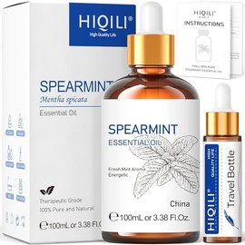 HIQILI HIQILI Spearmint Essential Oil 100ml, Pure and Natrual Spearmnint Oil