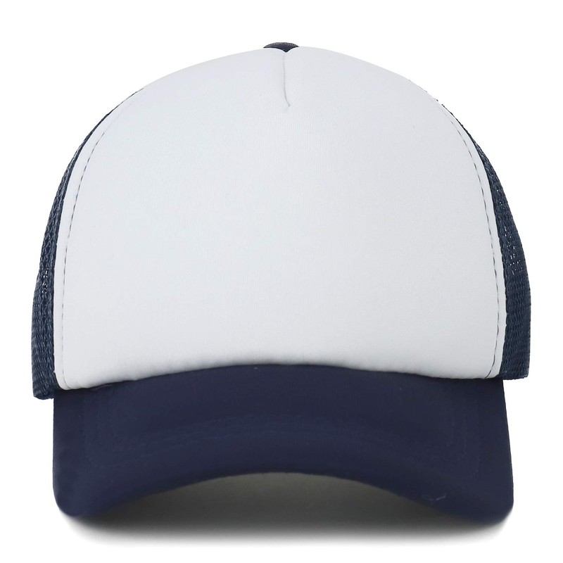 Trendy Apparel Shop - Gorra de camionero de malla de