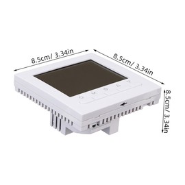 jojofuny Floor Heating Thermostat Programmable Thermostat Digital Control Large LCD Display Antifreeze Feature Comfortable Living Space