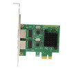 PCI E NIC Network Card 2 Way RJ45 Port for