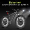 Velmia Spoke Reflectors Set, 36 Pieces, StVZO (German Road Regulation)