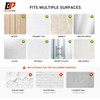 Door Knob Wall Protectors 6-Pack, 2 Inch Clear Silicone Door
