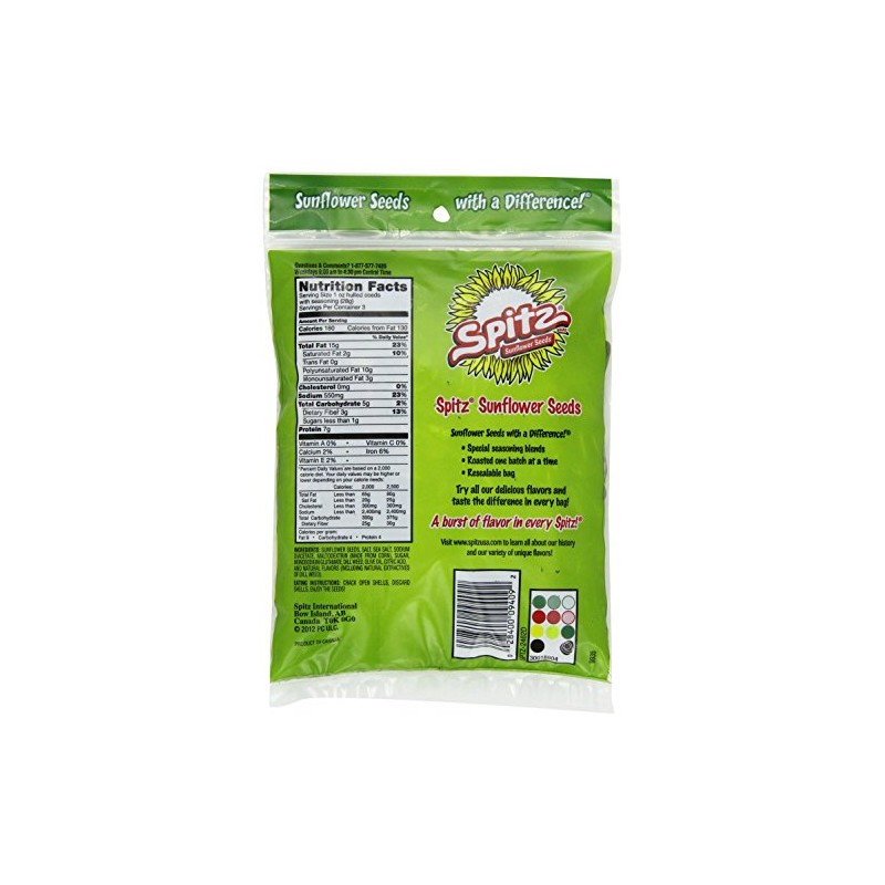 Spitz, Sunflower Seeds, Dill Pickle, 6 Ounce