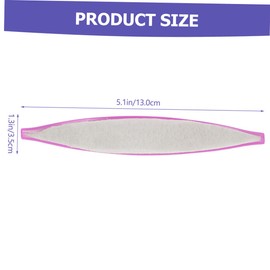 IWOWHERO Sheepskin Nail Polishing Brush Set 6pcs Manicure Tool Professional Nail Buffer Soft Surface Non-harmful