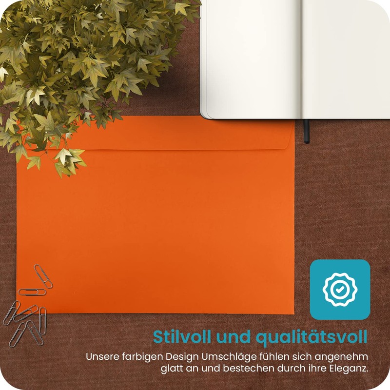 Netuno 10 Brown Envelopes DIN C4 229 x 324 mm