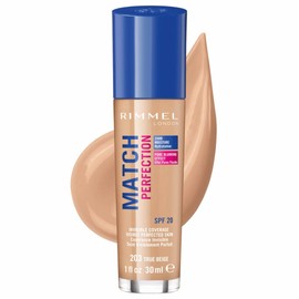 RIMMEL MATCH PERFECTION FOUNDATION 203 TRUE BEIGE