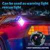 PINSAI 2 Pack Mini Keychain Flashlight with Clip, LED Magnetic