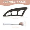 NHQZ Lidschatten schablone,3 Stück lidschatten-werkzeuge,lidschatten applikator, Augen-Make-up-Hilfe mit Make-up-Pinsel,eyeliner schablone
